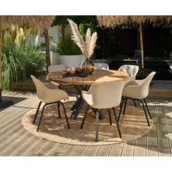 New Hartman Le Soleil Element dining tuinstoel soft taupe