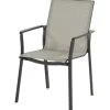 Hartman Lea stapelbare tuinstoel anthracite xerix