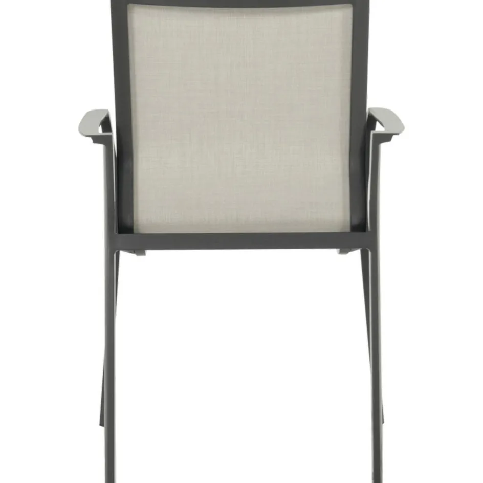 Hartman Lea stapelbare tuinstoel anthracite xerix