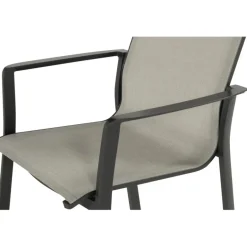 Hartman Lea stapelbare tuinstoel anthracite xerix