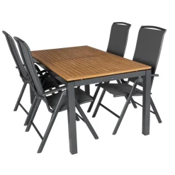 Clearance Hartman Sonata 160 Capri 4 verstelbaar tuinset xerix teak  anthracite