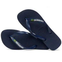 Discount Havaianas Brasil Logo slippers junior navy blue
