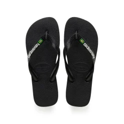 Havaianas Brasil Logo slippers black
