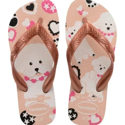 New Havaianas Kids Top Pets Ballet slippers junior rose golden  blush