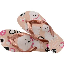 New Havaianas Kids Top Pets Ballet slippers junior rose golden  blush