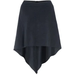 Henriette Steffensen  poncho dames soft black