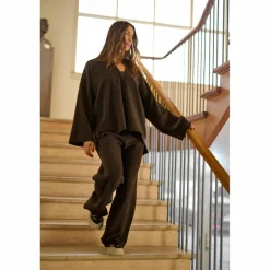 Best Henriette Steffensen  Pullover sweater dames chokolate