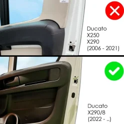Clearance HEOSolution Van Security set wit voor Ducato vanaf 2021 -  Boxer en Jumper vanaf 2023