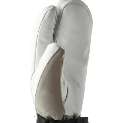 Clearance Hestra Heli Ski Lobster handschoenen dames khaki offwhite