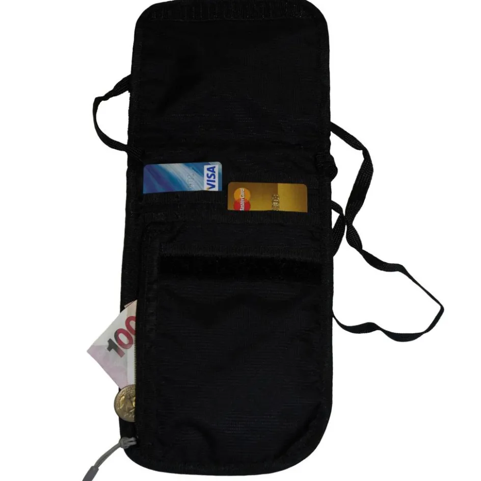Clearance High Peak Messina XL neck wallet black