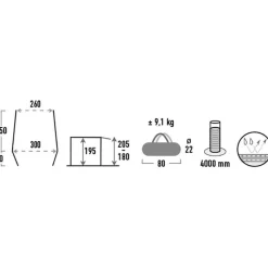Discount High Peak  Trento 2.0 bustent