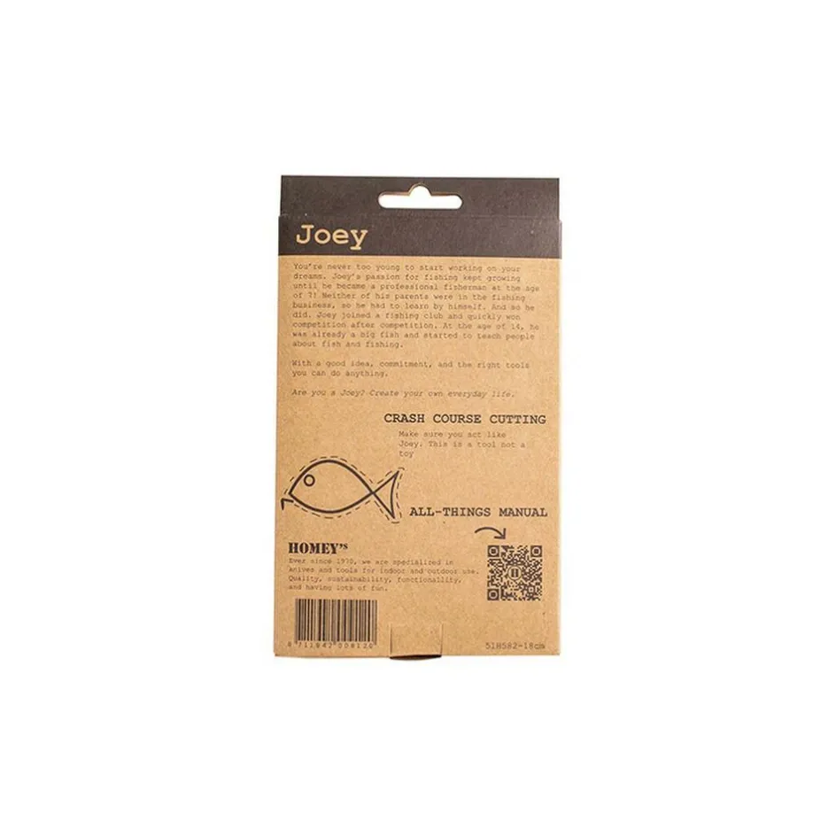 Online Homey's Joey EDC zakmes hout zilver