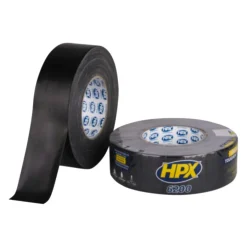New HPX Pantsertape zwart 48 mm x 50 meter