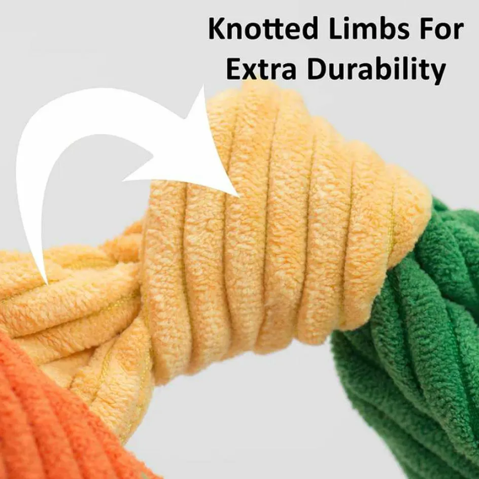 Hot HuggleHounds HuggleFlattie Reggie Raccoon hondenspeelgoed