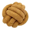 HuggleHounds Huggle-Hide Natural Leather Ball Medium hondenspeelgoed