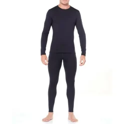 Online Icebreaker 200 Oasis LS thermoshirt heren black