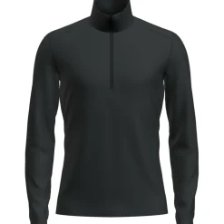 Discount Icebreaker 260 Tech LS Half Zip thermoshirt heren black