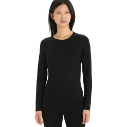 Discount Icebreaker 260 Tech LS thermoshirt dames black