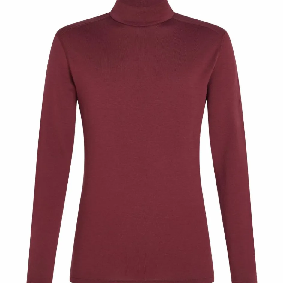 Outlet Icebreaker 260 Tech LS Turtleneck thermoshirt heren port