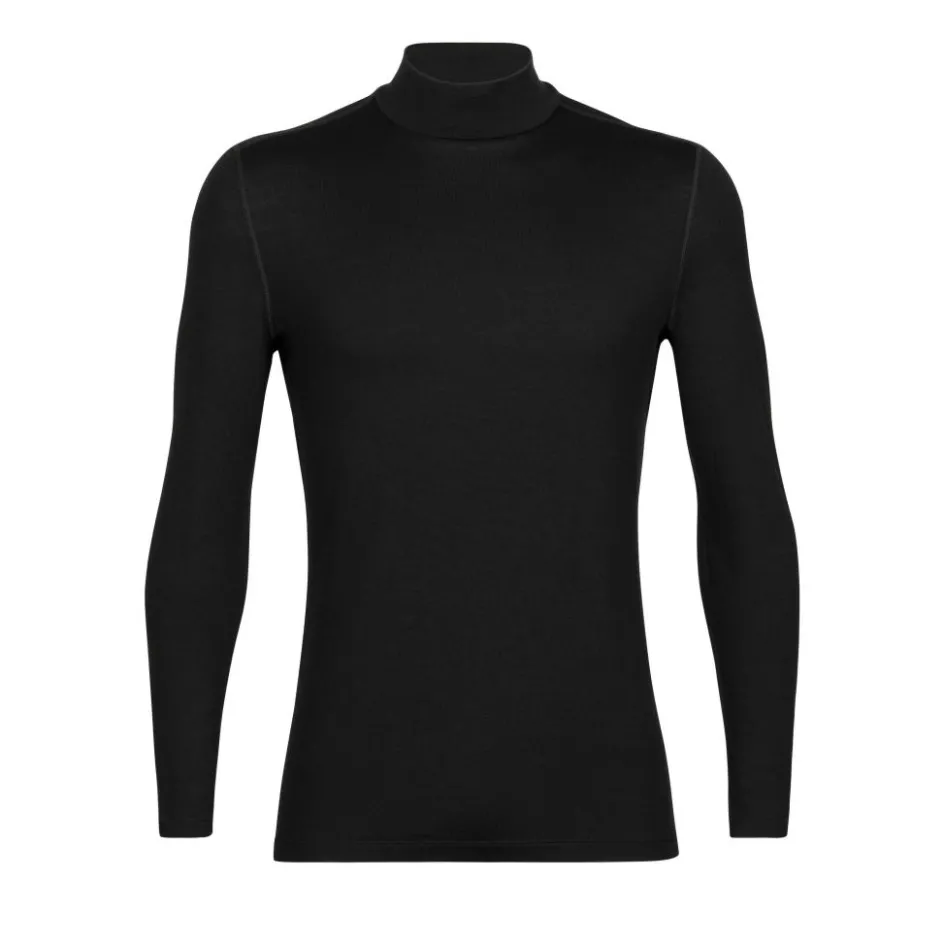 Online Icebreaker 260 Tech LS Turtleneck thermoshirt heren black