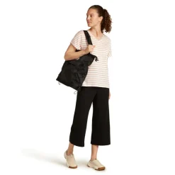 Icebreaker Drayden Reversible Stripe shirt dames ecru  heather desert sand