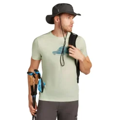 Icebreaker Merino 150 Tech Lite Cosy Camper shirt heren ashen