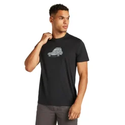 New Icebreaker Merino 150 Tech Lite Cosy Camper shirt heren black