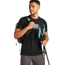 New Icebreaker Merino 150 Tech Lite Cosy Camper shirt heren black