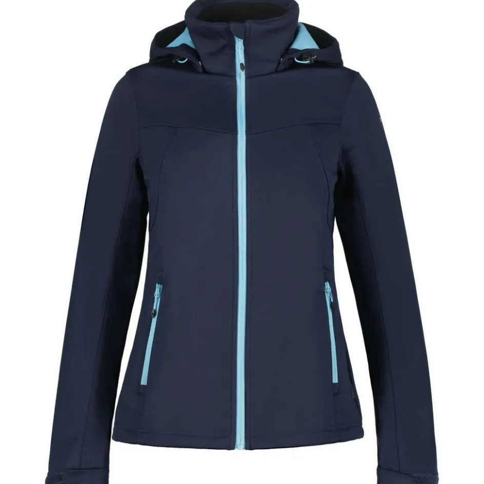 Hot Icepeak Boise softshell jas dames blue