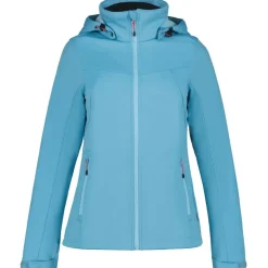 Clearance Icepeak Boise softshell jas dames light blue