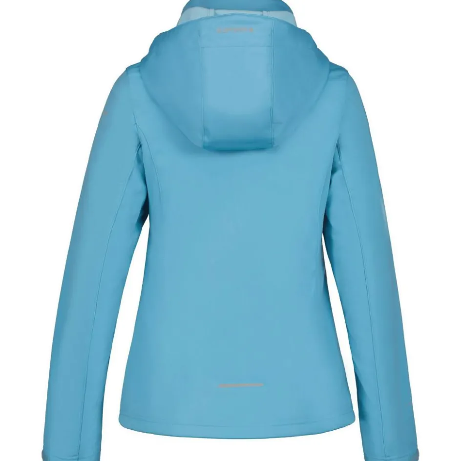 Clearance Icepeak Boise softshell jas dames light blue