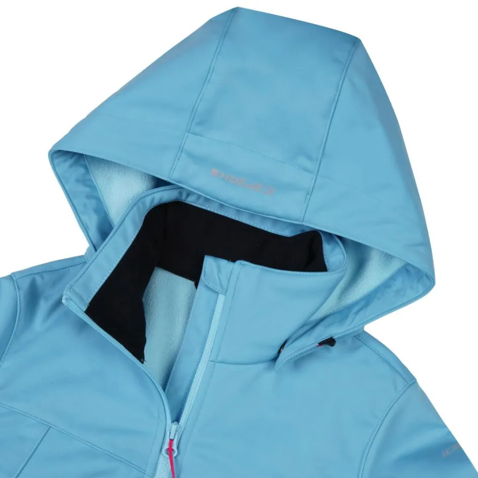 Clearance Icepeak Boise softshell jas dames light blue