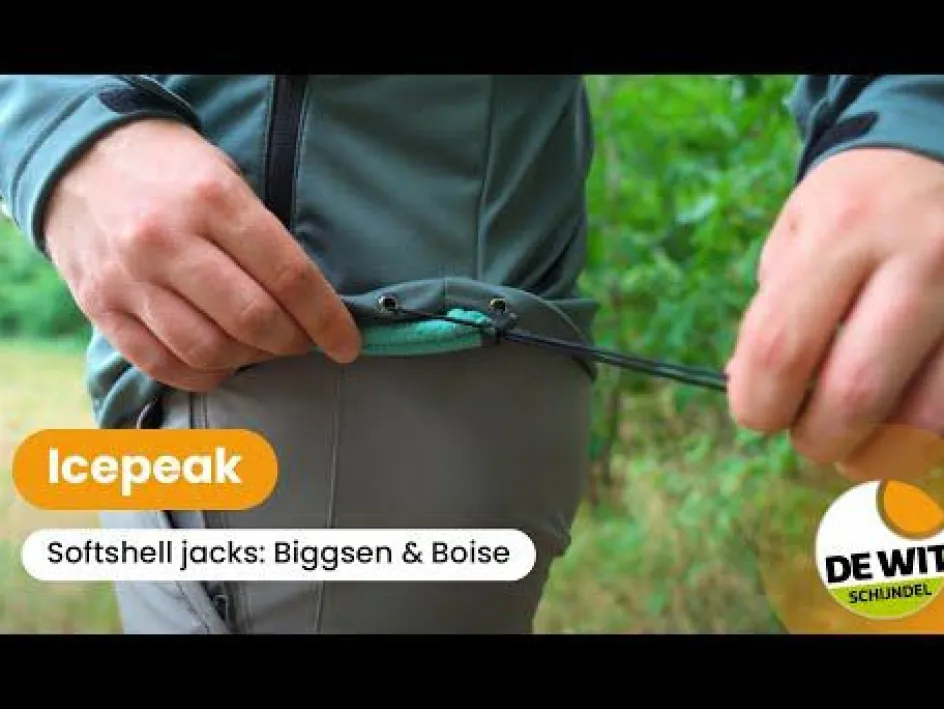 Clearance Icepeak Boise softshell jas dames light blue