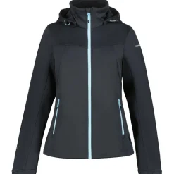 Outlet Icepeak Boise softshell jas dames anthracite