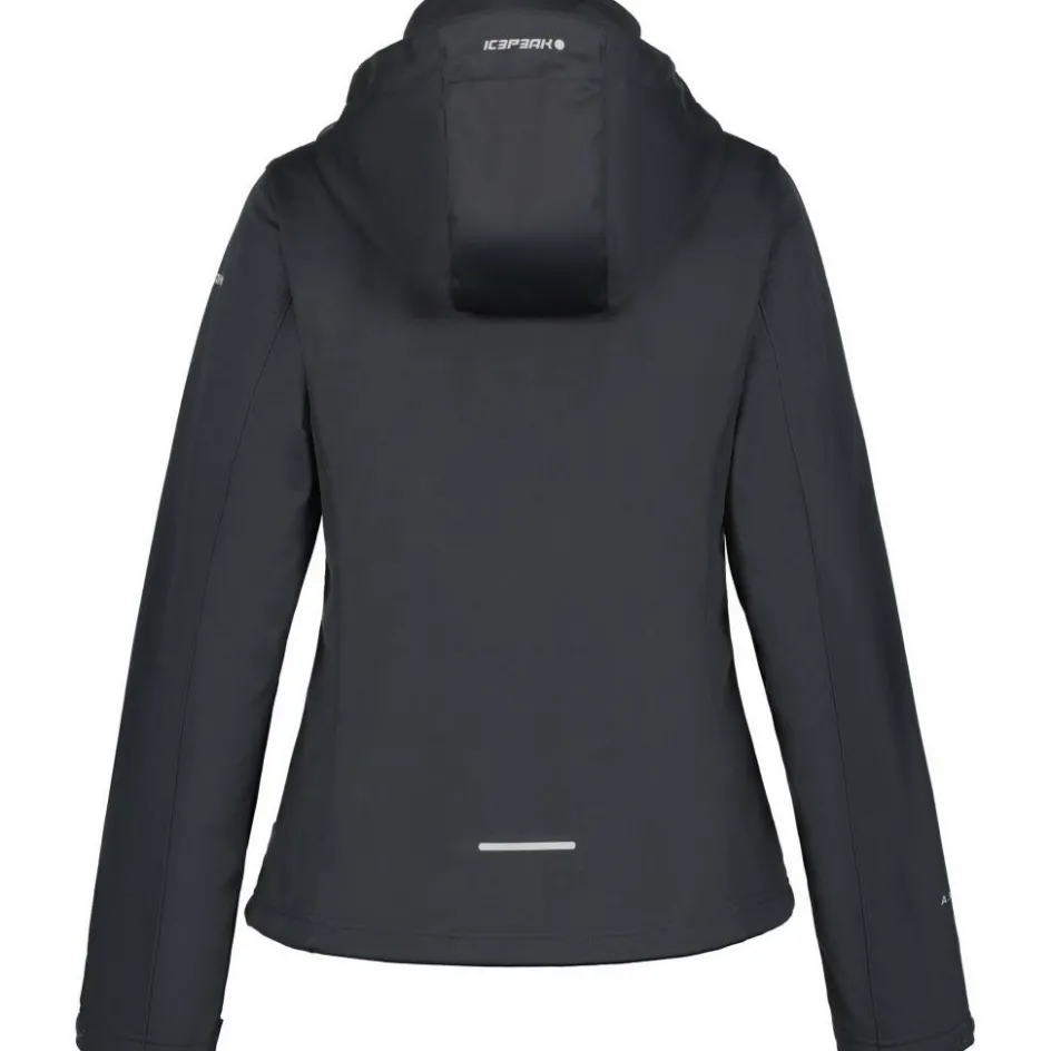 Outlet Icepeak Boise softshell jas dames anthracite