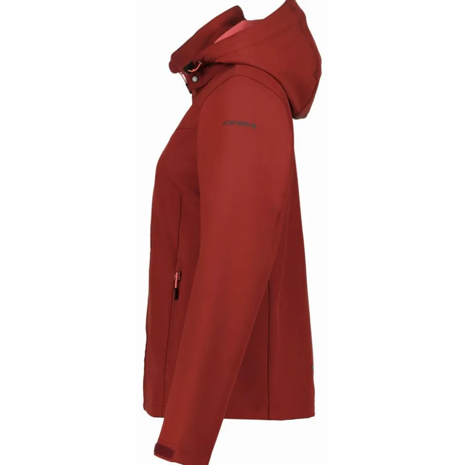 Hot Icepeak Brenham softshell jas dames red