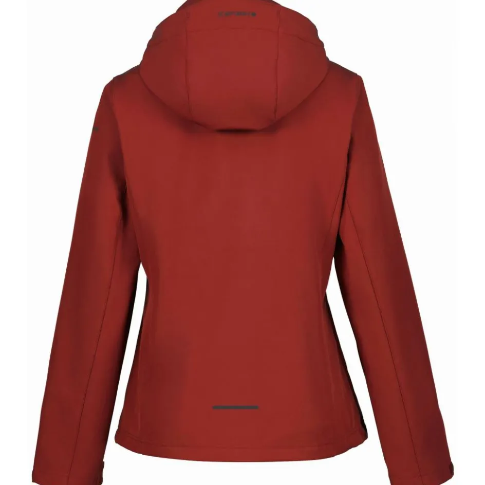 Hot Icepeak Brenham softshell jas dames red