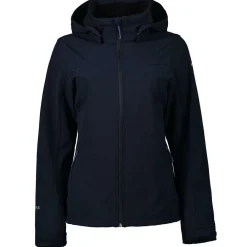 Outlet Icepeak Brenham softshell jas dames dark blue