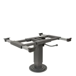 Online Ilse Lifttafelpoot draaibaar en verschuifbaar antraciet