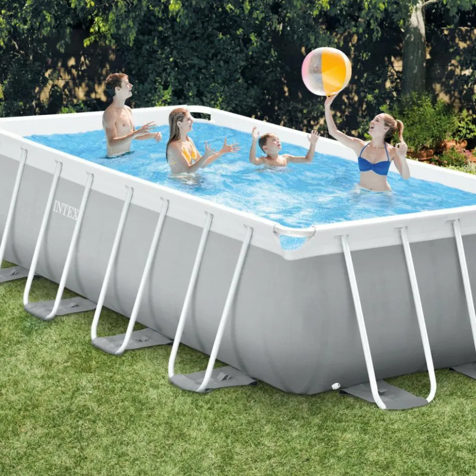 Intex Prism rectangular frame opzetzwembad 400 x 200 x 100 cm