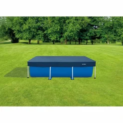 Discount Intex Rectangular Frame 260 x 160 Pool Cover afdekzeil