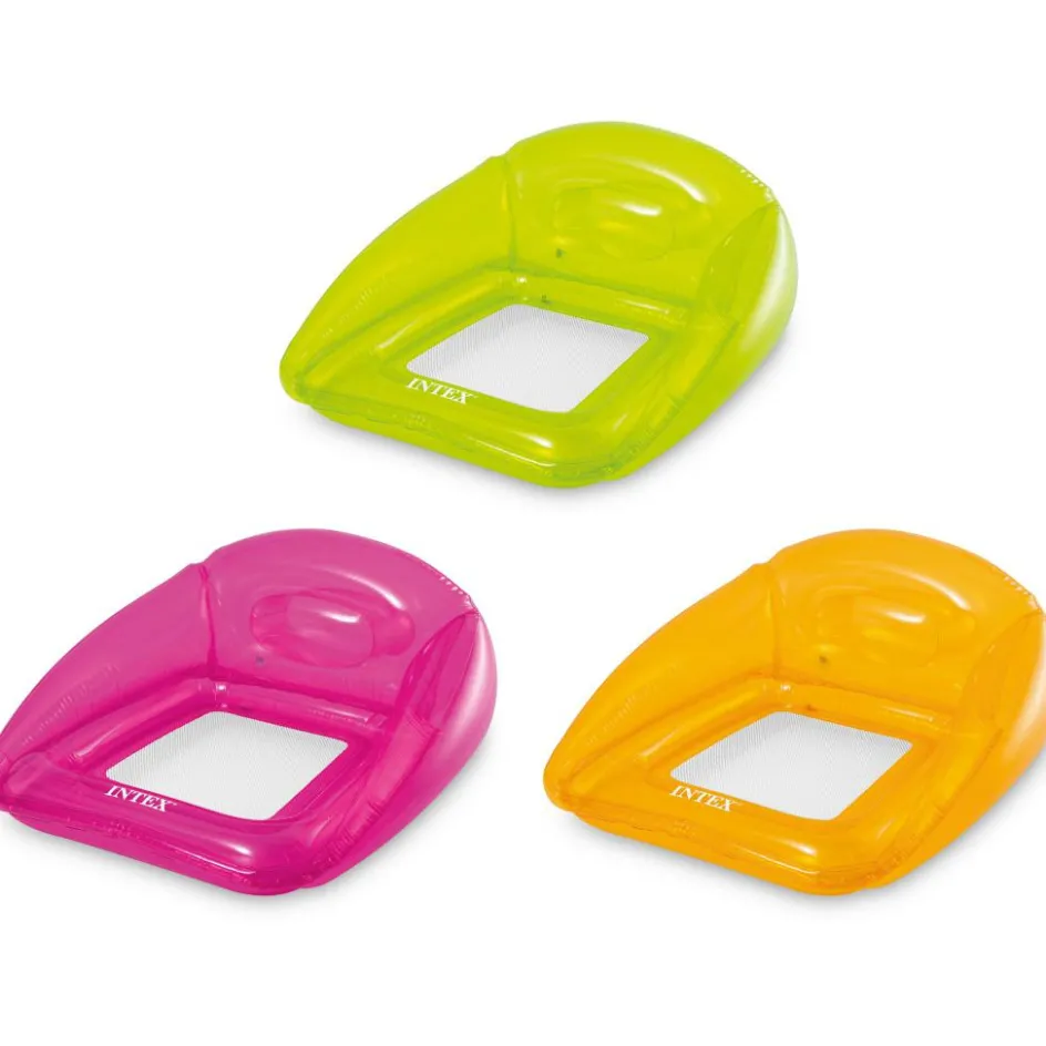 Intex Transparant drijfstoel assorti