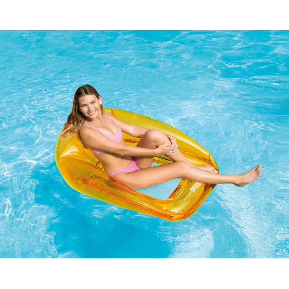 Intex Transparant drijfstoel assorti