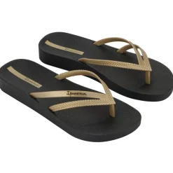 New Ipanema Anatomic Bossa Soft slippers dames black gold