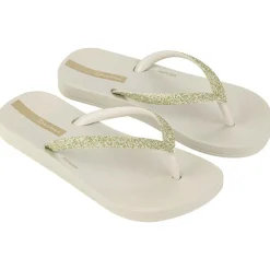 Sale Ipanema Anatomic Lolita Kids slippers junior beige gold