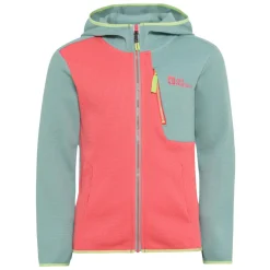 Best Jack Wolfskin  Actamic Grid fleece vest junior sunset coral