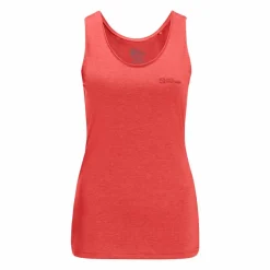 Jack Wolfskin  Crosstrail tanktop dames vibrant red