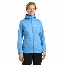 Jack Wolfskin  Feldberg softshell jas dames mid blue