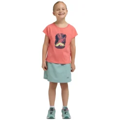 Jack Wolfskin  Graphic shirt junior sunset coral