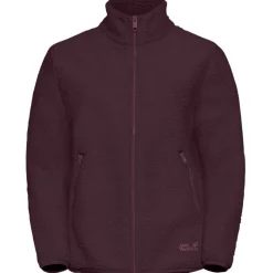 Best Jack Wolfskin  High Curl fleece vest dames amaranth